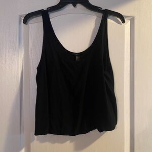 black crop top
